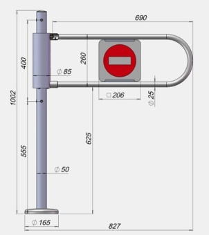 Створка для калитки 3V 01Т - 915 мм магазин Алти-Групп