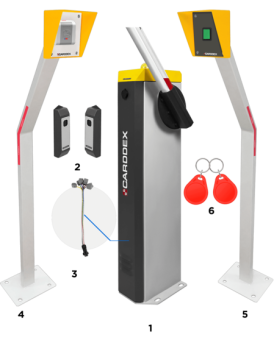 Комплект автоматического шлагбаума CARDDEX RBS RFID