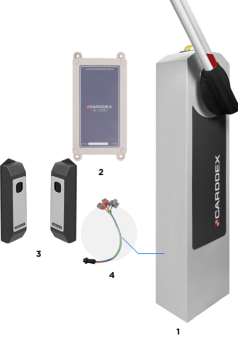 Комплект автоматического шлагбаума CARDDEX RBM Оптимум GSM